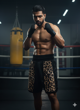 Leopard Boxing Pro Shorts for Men
