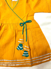 YELLOW ANGRAKHA STYLE CO-RD SET