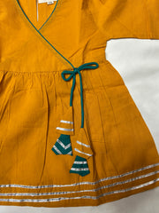 YELLOW ANGRAKHA STYLE CO-RD SET