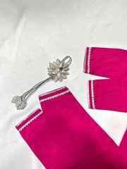 PINK KURTI AND PANT