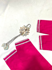 PINK KURTI AND PANT