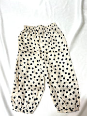 YELLOW TOP DOTS PRINTED COTTON