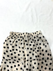 YELLOW TOP DOTS PRINTED COTTON