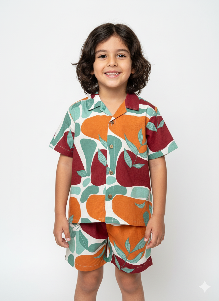 BOYS PRINTED CO-RD SET